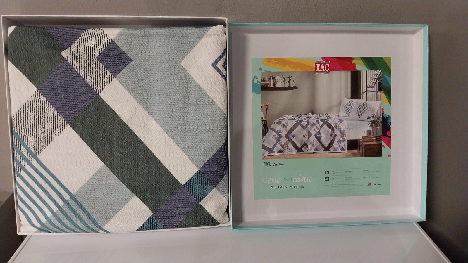 Tac Set posteljine sa prekrivačem Arden, 100x200cm, Šareni