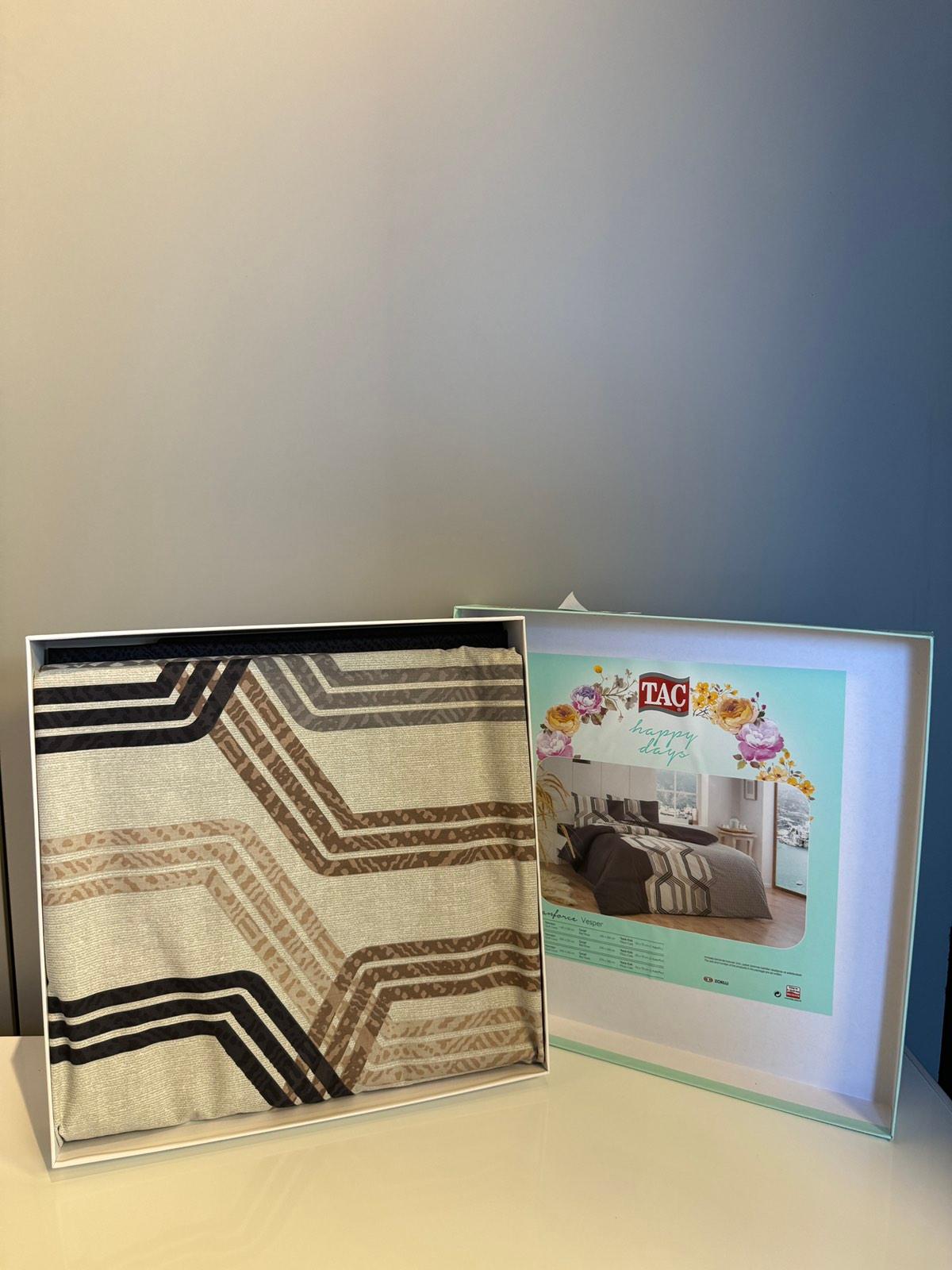 Tac Set posteljine Vesper, 160x220cm, Bež