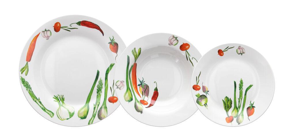 Tognana Set za ručavanje Ortolana, 18 delova, Beli