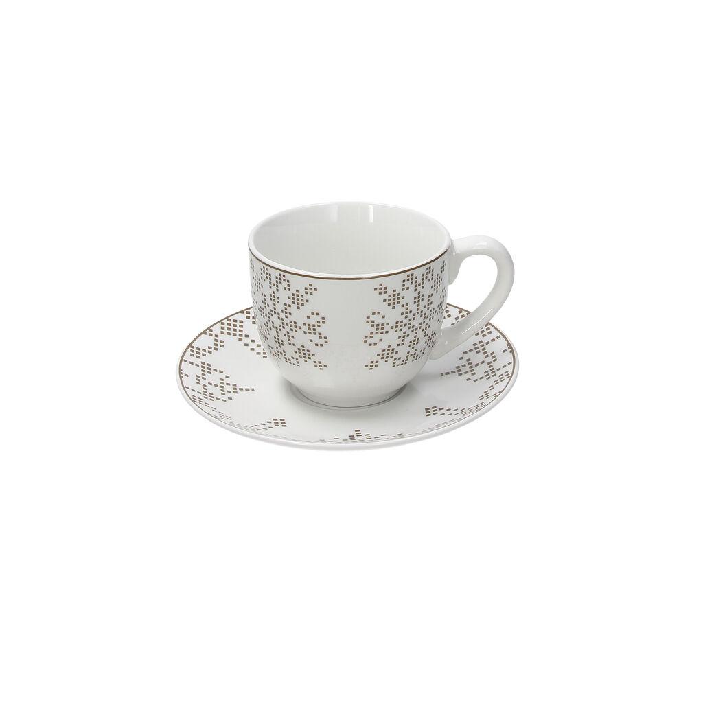 Tognana Set šoljica za kapućino Retro, 4 komada, Beli