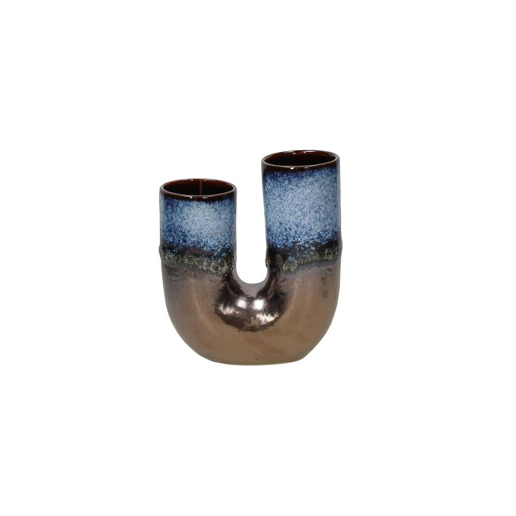 Tognana Vaza za cveće 18 cm x 20 cm, Braon-plava