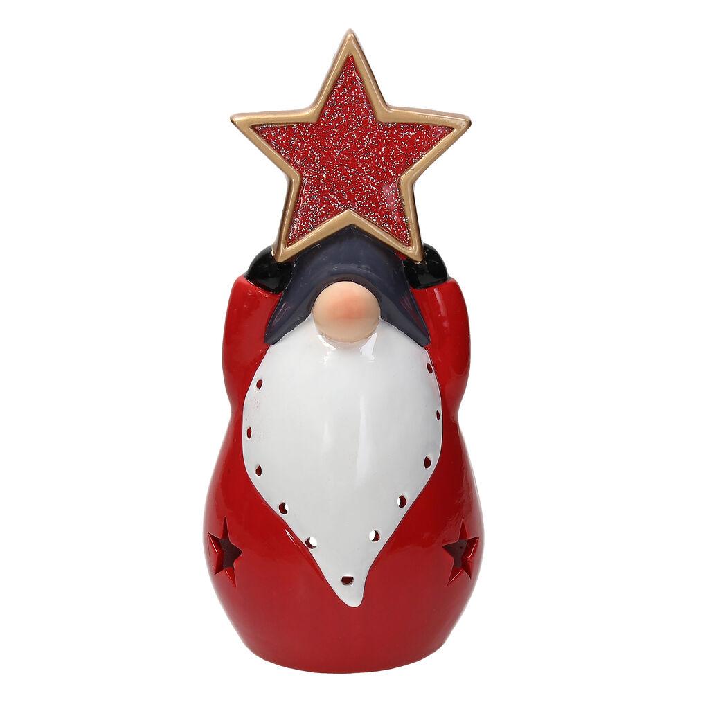 Tognana Figura Deda Mraza sa LED svetlom, 17 cm