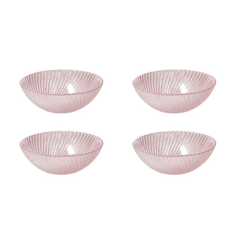 Tognana Set činija 16cm Galassia, 4/1, Staklo, Roze