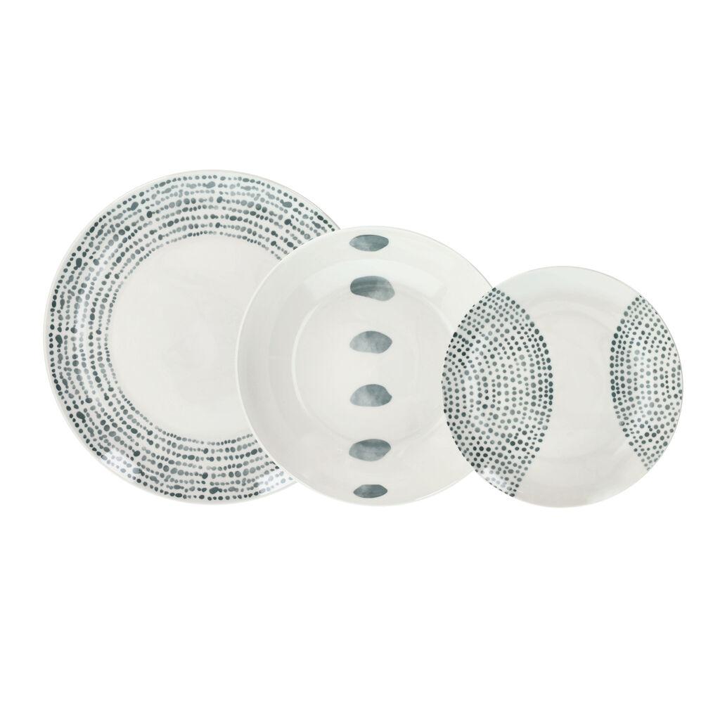 Tognana Set tanjira za ručavanje, 18 delova, Beli