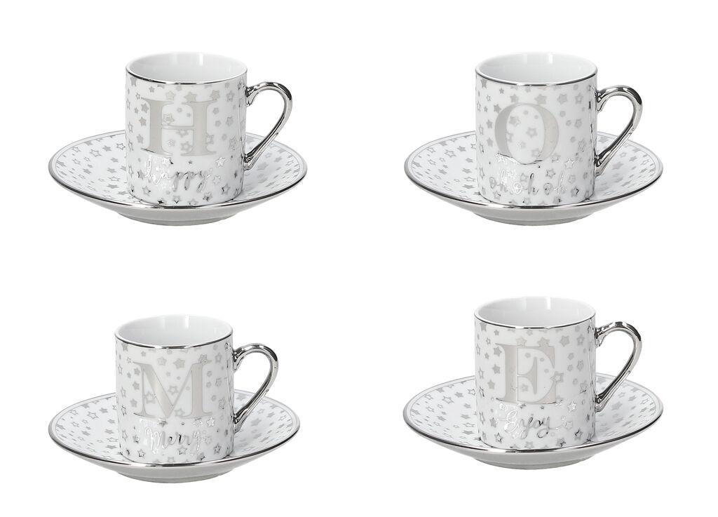 Tognana Set šoljica za kafu Home, 4 komada, Beli