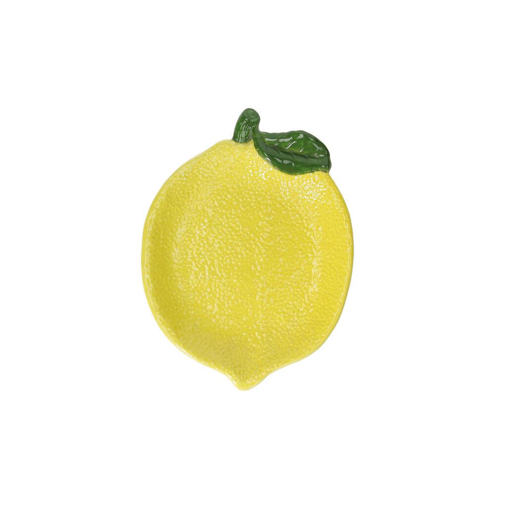 Tognana Dekorativni tanjir Lemon Garden, 21x16 cm, Žuti