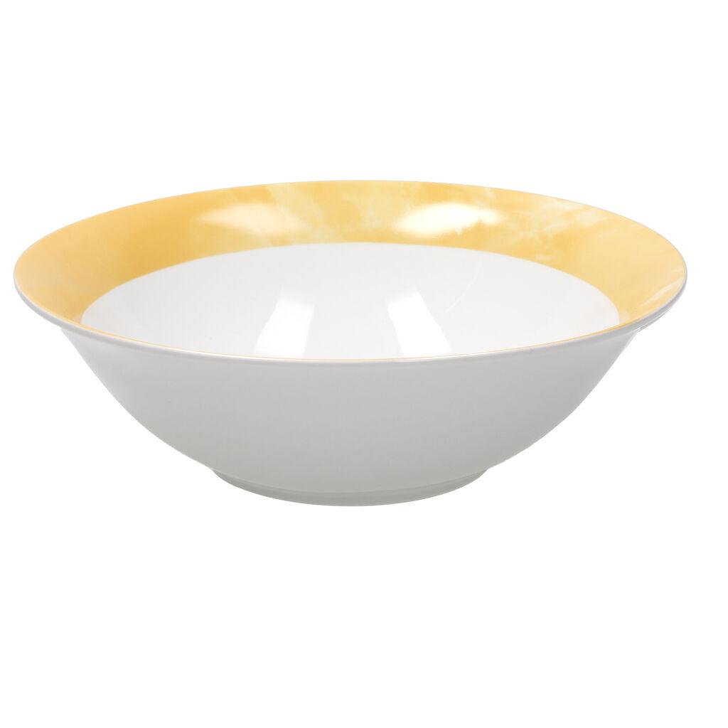 Tognana Činija za salatu Colorplay, 23 cm, Žuto-bela