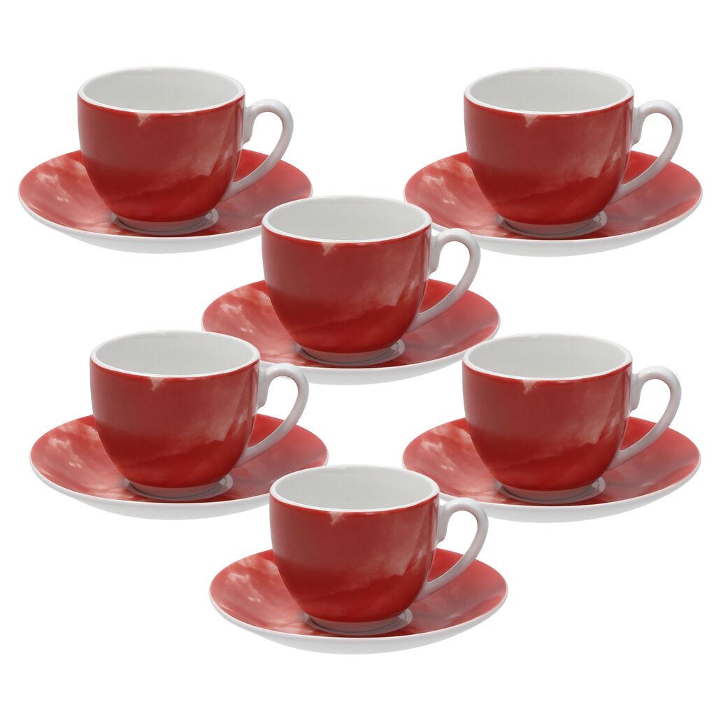 Tognana Set šoljica za kafu Colorplay, 6 komada, Crveni
