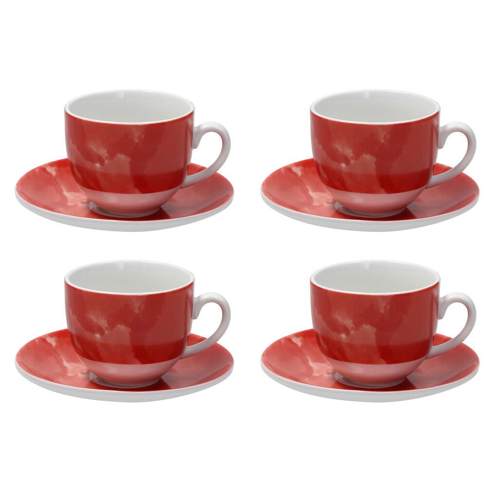 Tognana Set šoljica Colorplay, 4 komada, Crveni