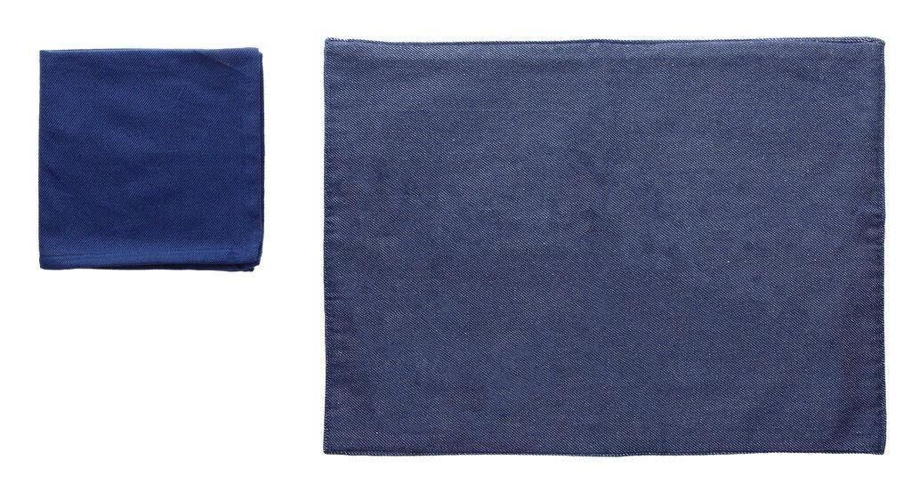 Tognana Set podmetača i salveta Denim, Plavi