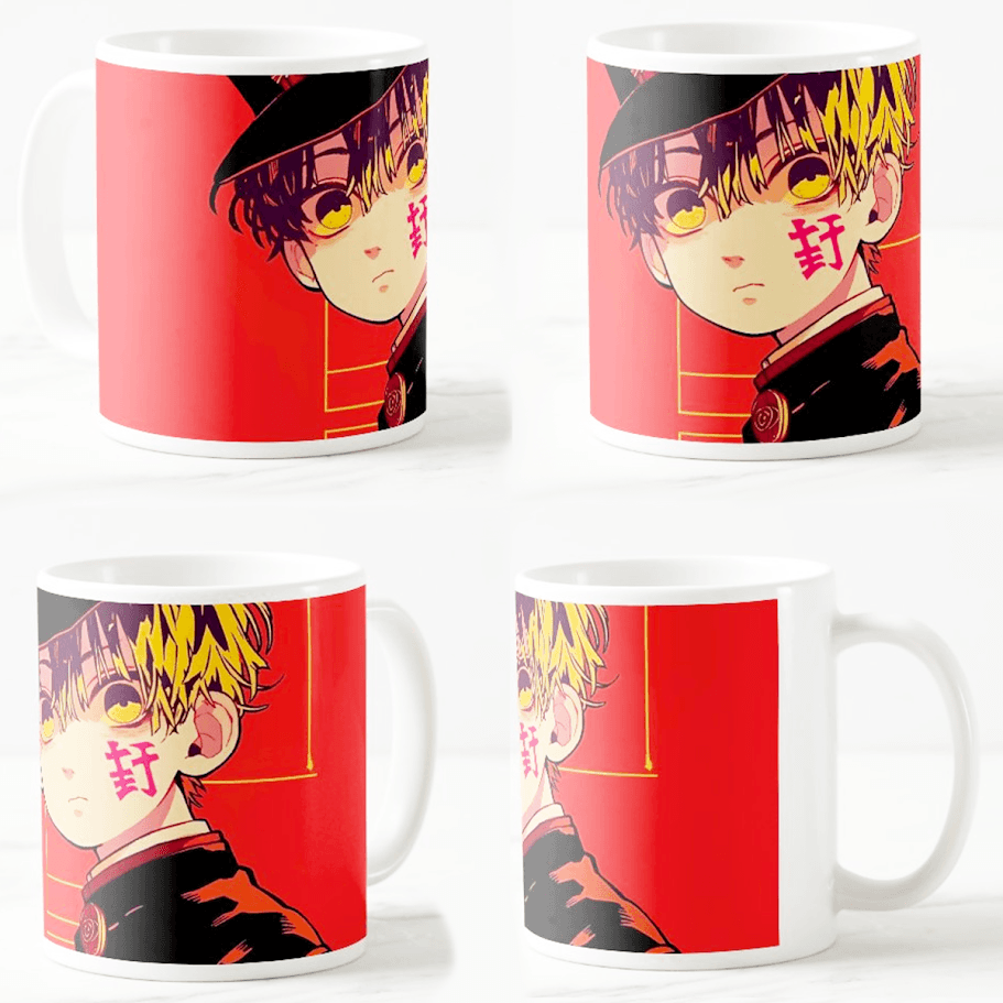 Šolja Toilet bound Hanako kun, 330 ml, Bela