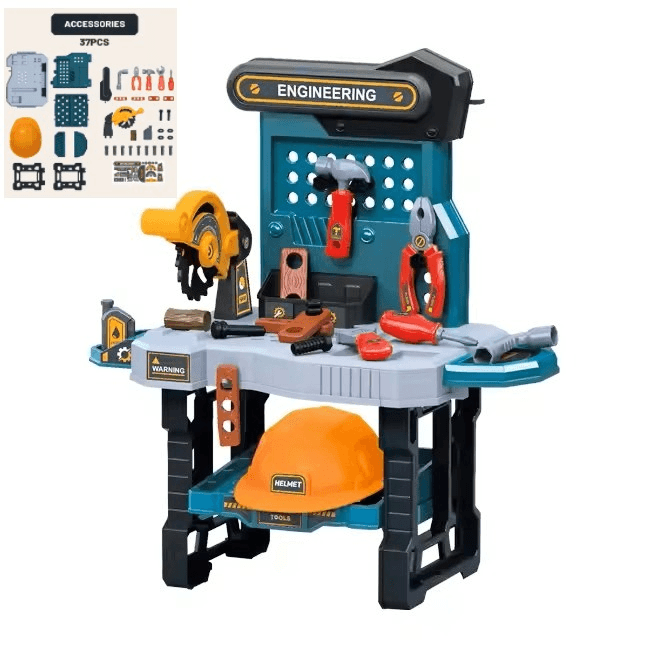 Topi Toys Edukativna igračka Majstorska radionica, 37 Alata, Šarena