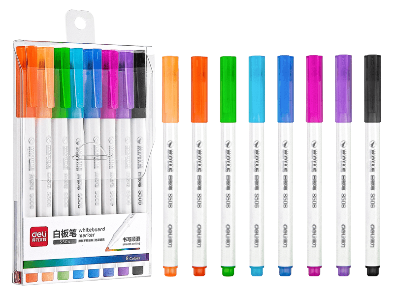 DELI Flomaster-marker za belu tablu 8/1