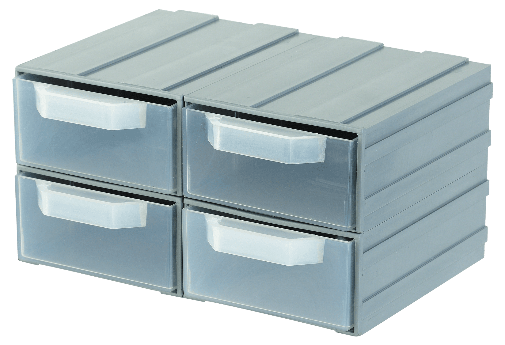 Klaser, 4 fioka, Sivi