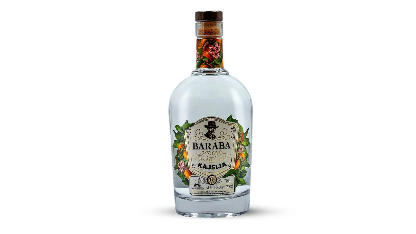 BARABA Rakija od kajsije 40% 0.7l