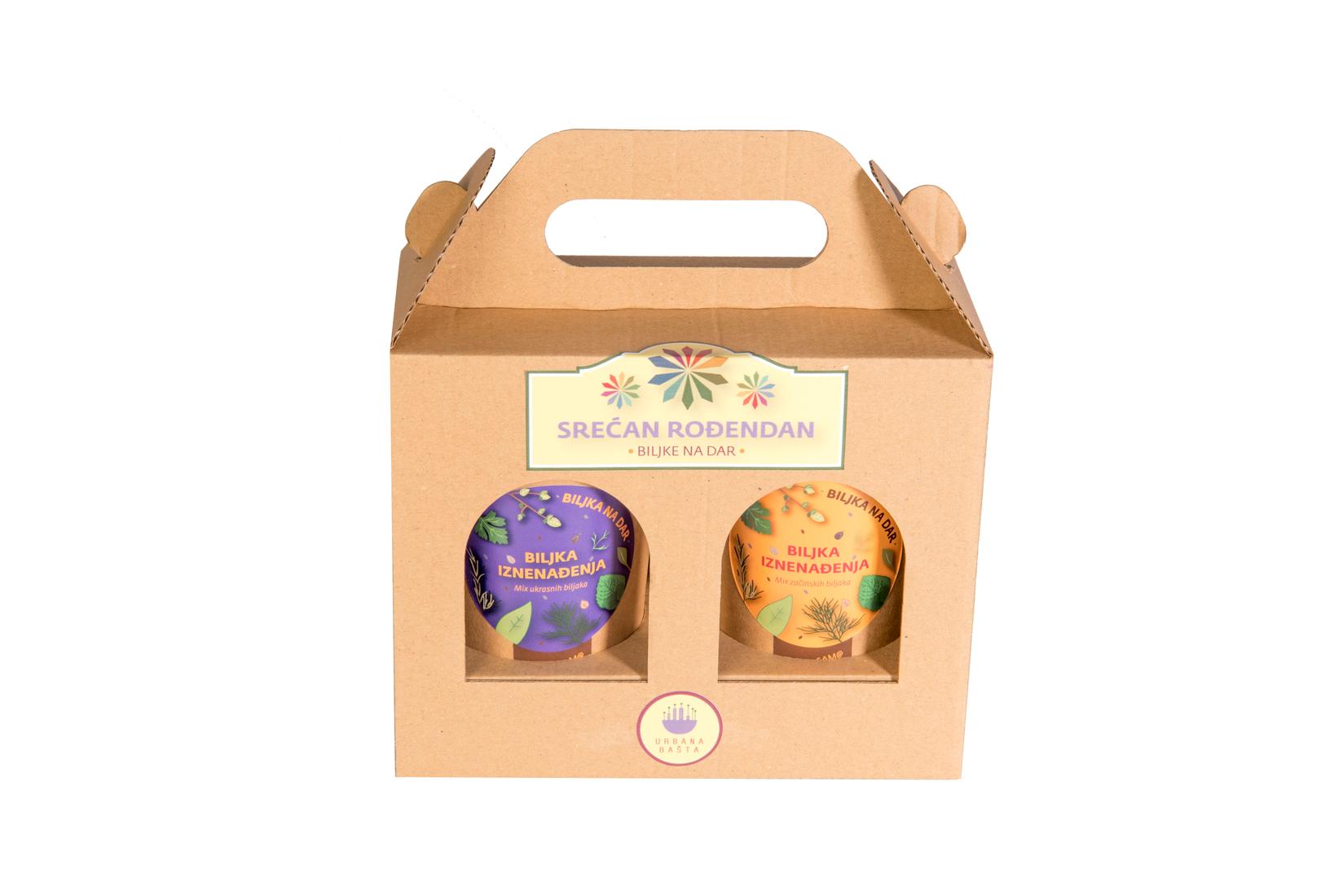 URBANA BAŠTA Rođendanski poklon Posadi sam Miks ukrasnog i začinskog bilja