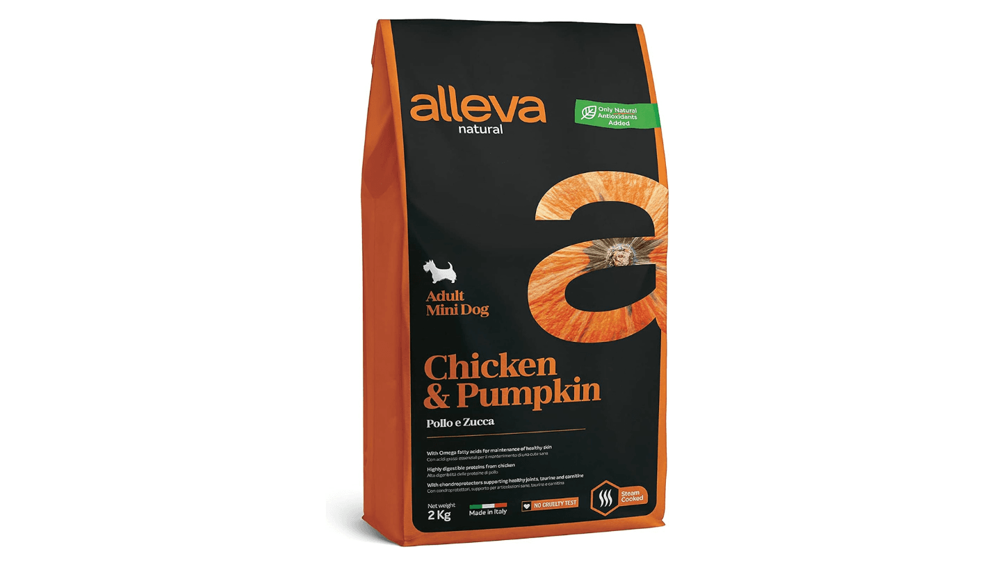 ALLEVA Suva hrana za odrasle pse malih rasa Natural - Piletina i bundeva 2kg