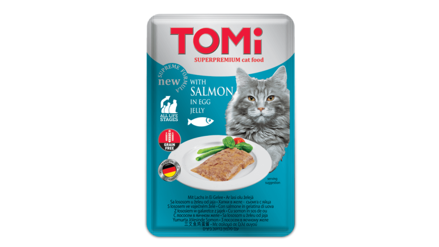 Selected image for TOMI Sos za mačke Grain Free - Losos u želeu od jaja 100g