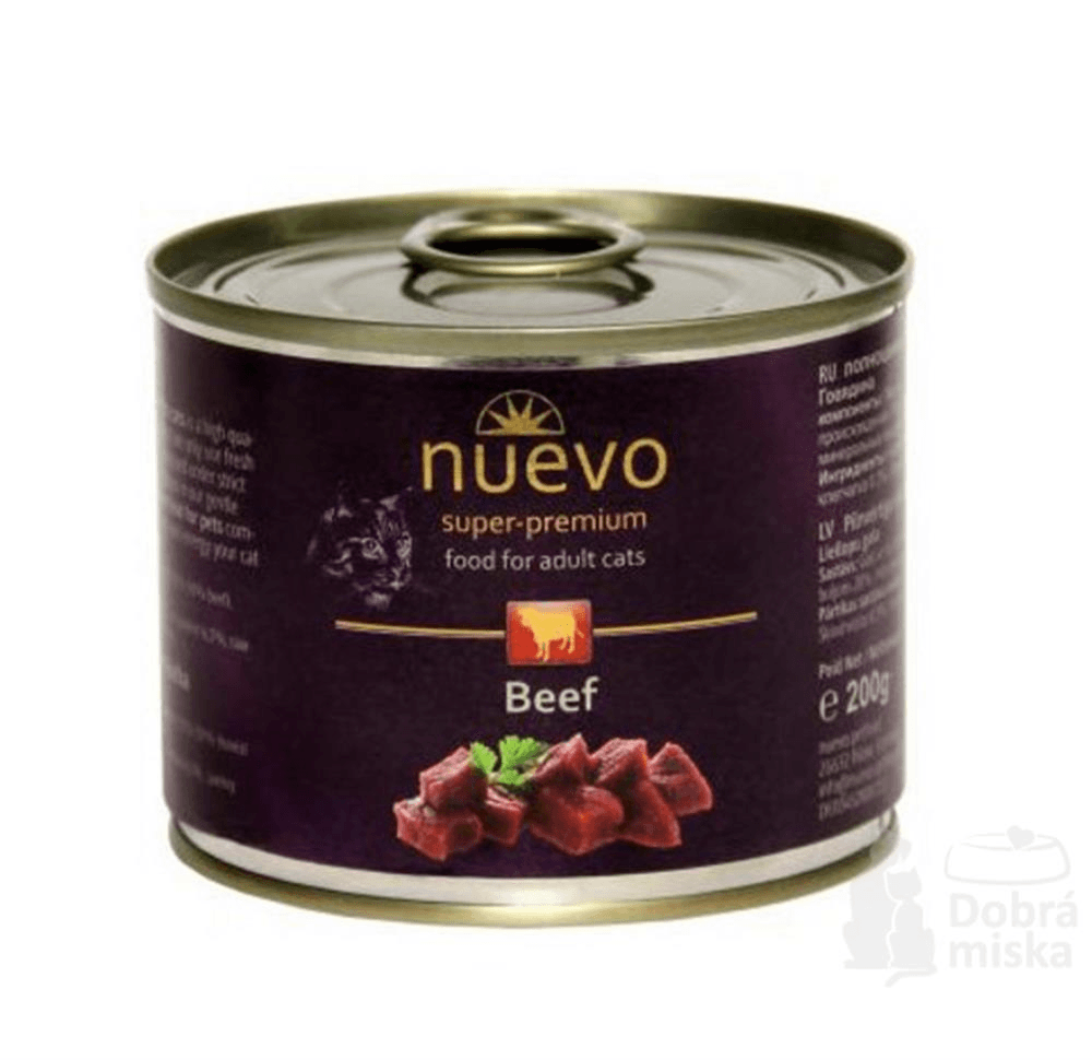 NUEVO Konzerva za odrasle mačke sa ukusom govedine 200g