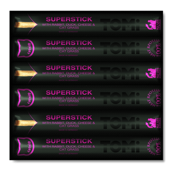 TOMI Poslastica za mačke zečetina i pačetina 5g