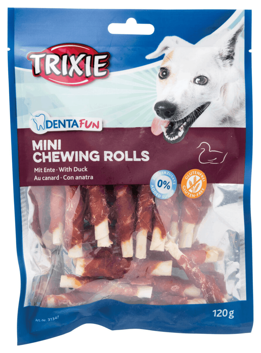 TRIXIE Poslastica za pse štapići za žvakanje sa pačetinom denta fun 240gr 30/1