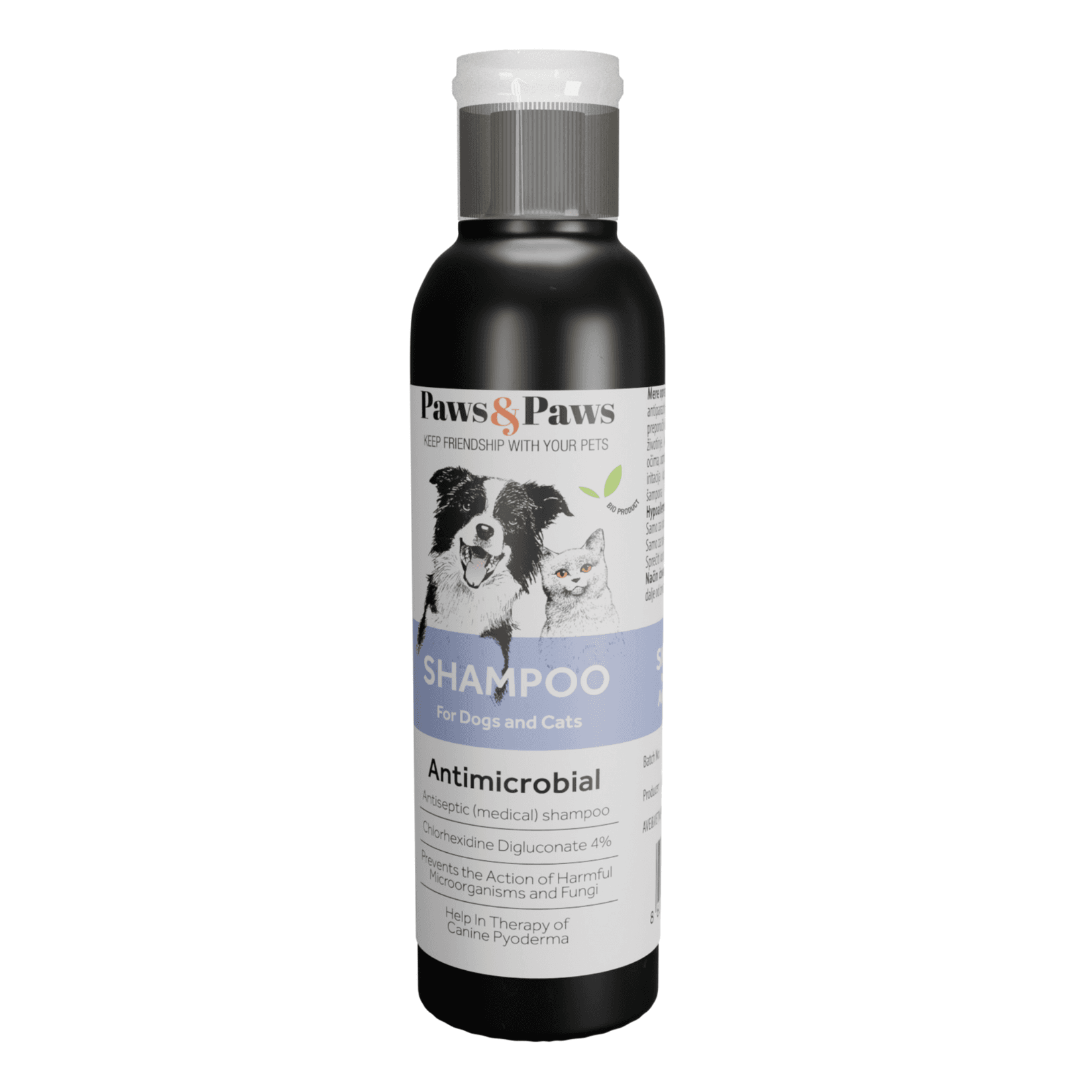PAWS&PAWS Antimicrobial šampon za pse i mačke 250ml