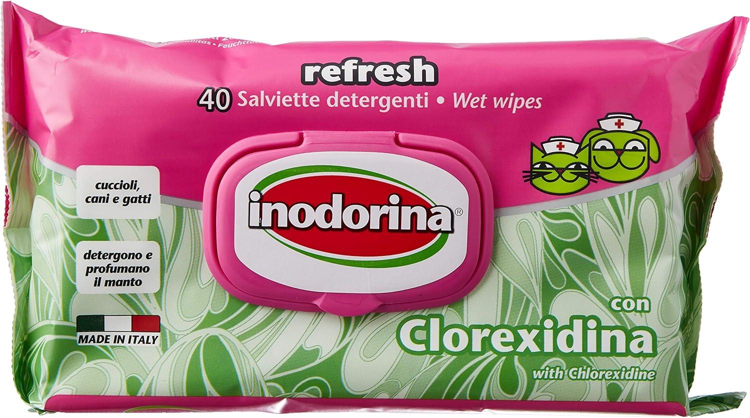 INODORINA Maramice sa hlorheksidinom za dezinfekciju za pse i mačke Refresh 40/1