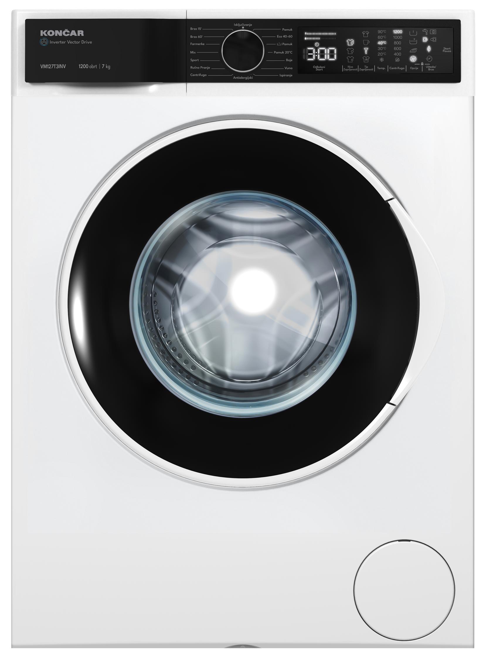 KONČAR Veš mašina VM127T3INV