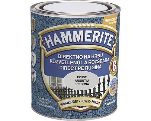 HAMMERITE 3u1 Rustilk boja za metal 0,75l, Srebrni