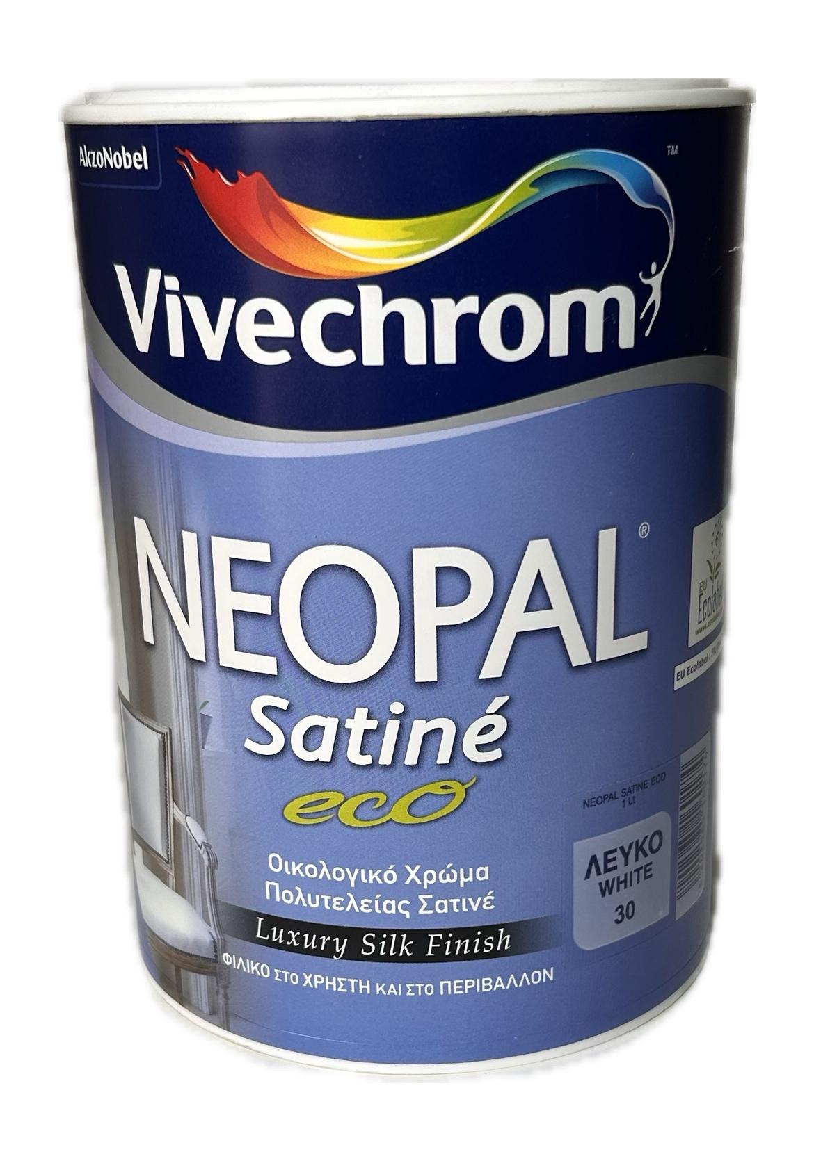 VIVECHROM Emulziona boja Neopal SATIN Eco,1l, Bela
