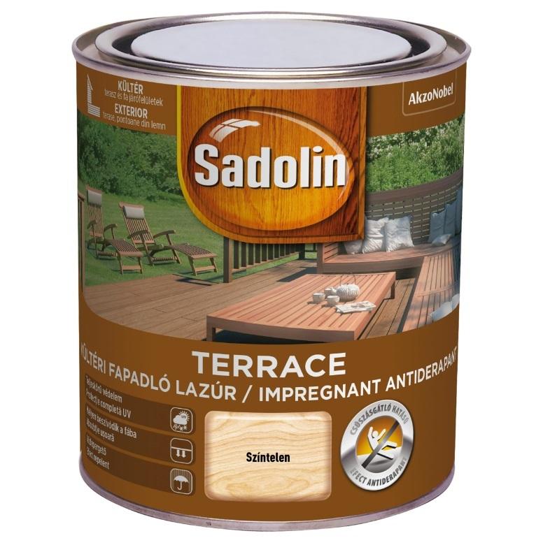 SADOLIN Protiv klizni premaz za drvene gazeće površine Terrace 0,75l, Bezbojni