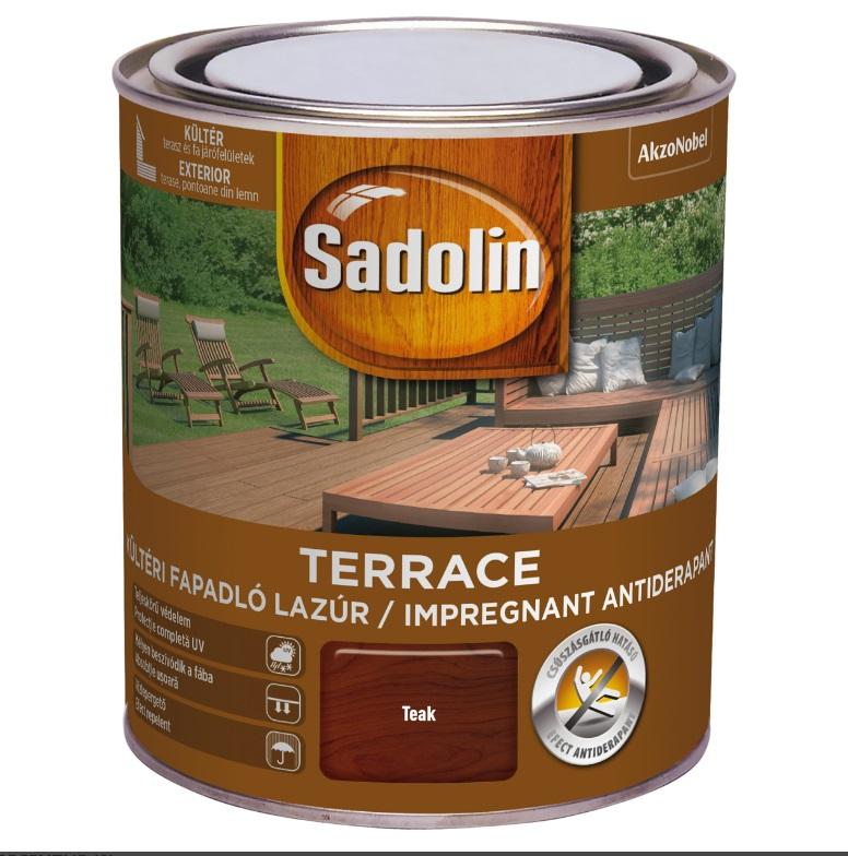 SADOLIN Protiv klizni premaz za drvene gazeće površine Terrace 0,75l, Tik