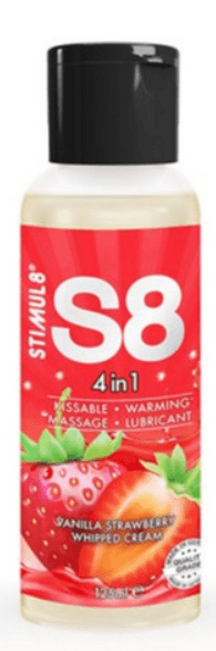 S8 Lubrikant 4 u 1 Vanilla Strawberry Whipped Cream, 125ml