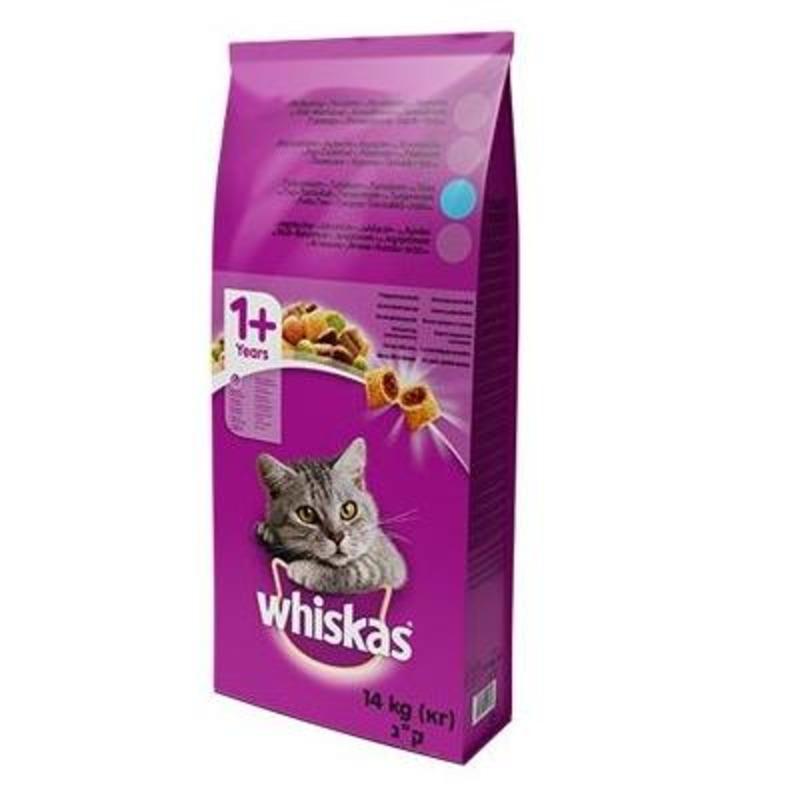 WHISKAS Hrana za odrasle mačke, Tunjevina, 14 kg