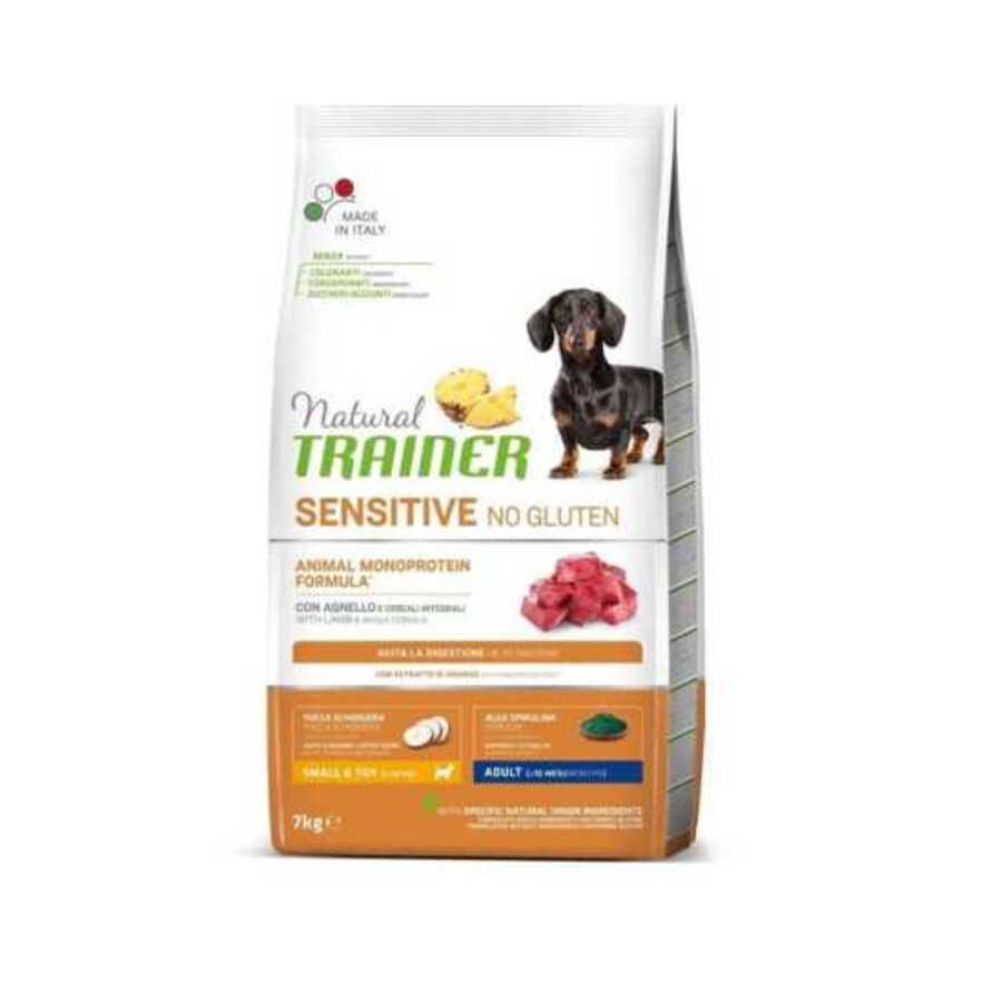 Selected image for TRAINER Kompletna hrana sa jagnjetinom za odrasle pse Natural Sensitive NoGluten Small and Toy 7kg