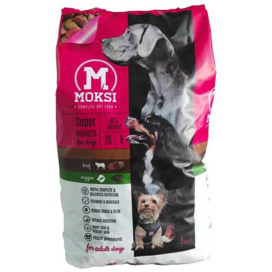 Selected image for MOKSI Kompletna hrana sa govedinom za odrasle pse 3kg