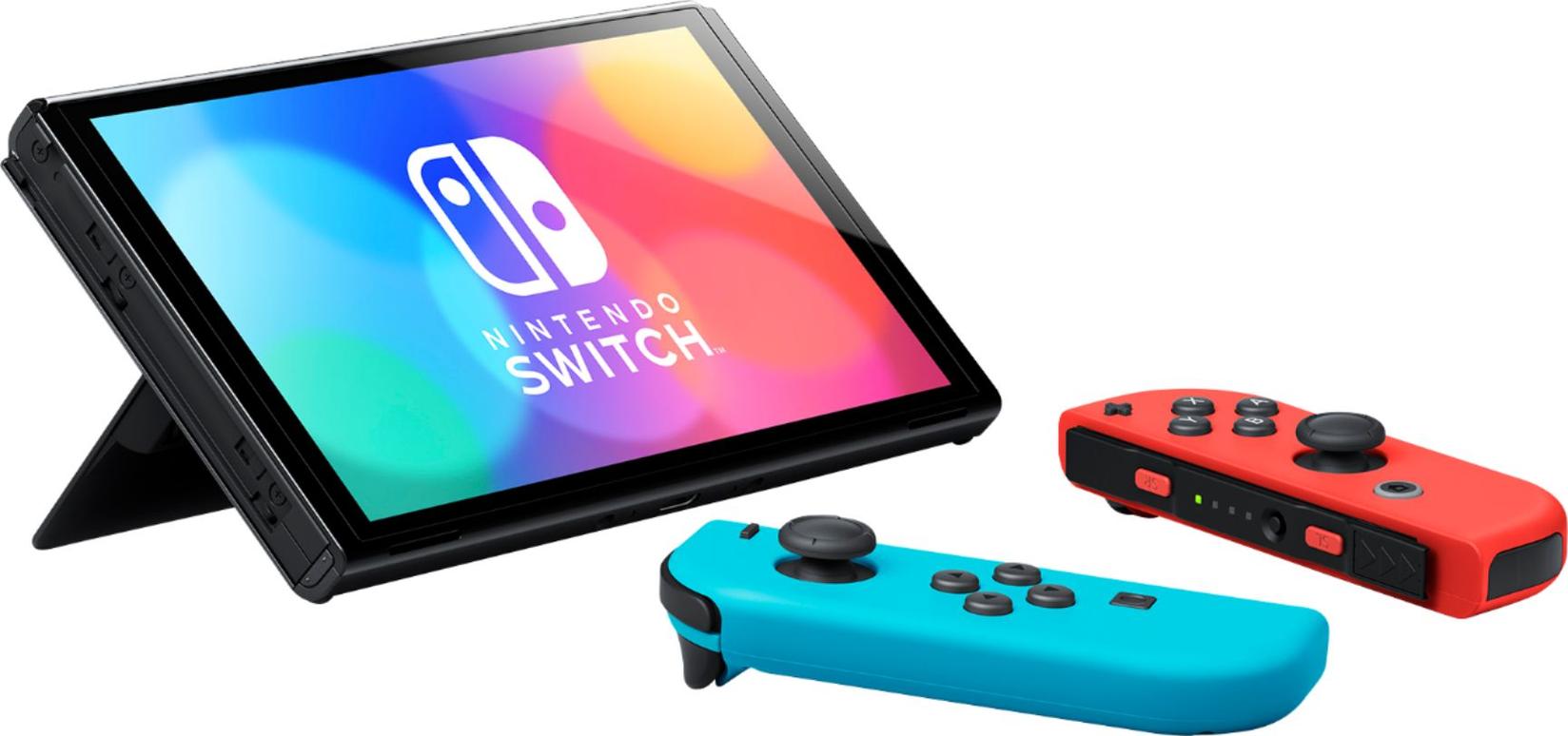 Selected image for NINTENDO Konzola Nintendo Switch OLED (Neon Blue/Red Joy-Con)