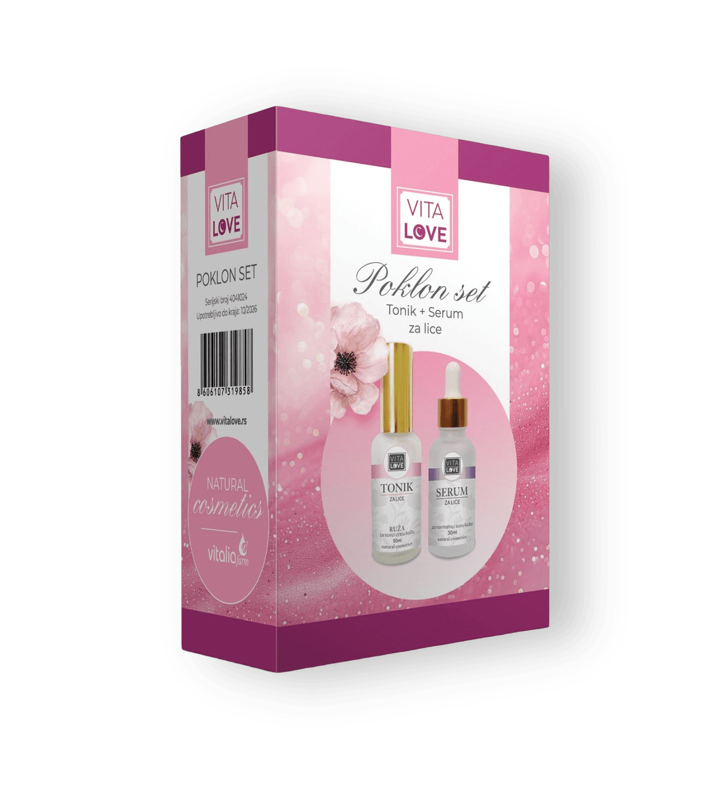 Vitalia Farm Serum za lice i Tonik-Ruža