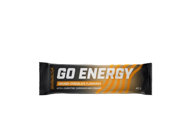 Biotechusa Energetska čokoladica GO Energy bar O, Narandža, 40g