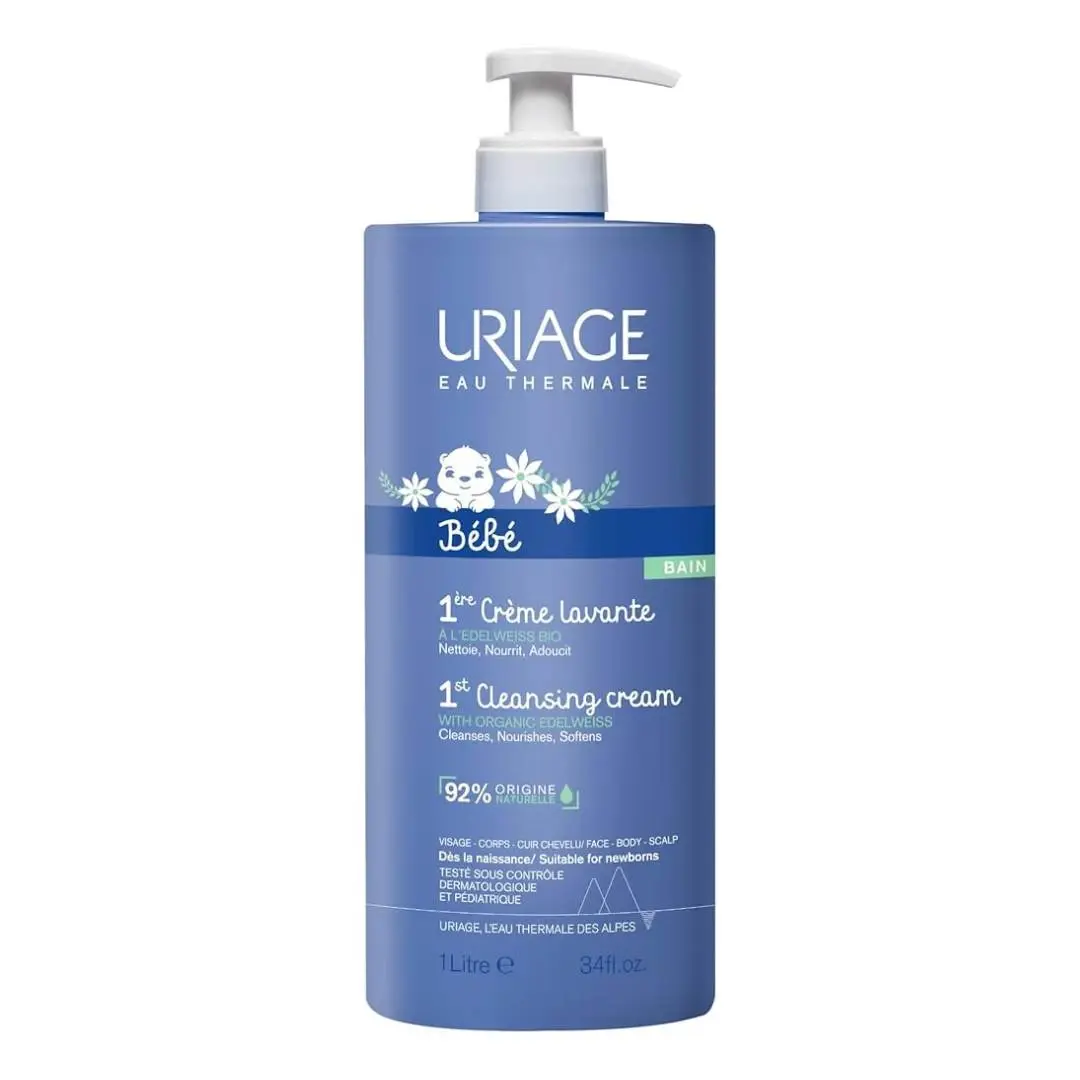 Uriage Krema za kupanje Bebe Creme Lavante, 1000 ml