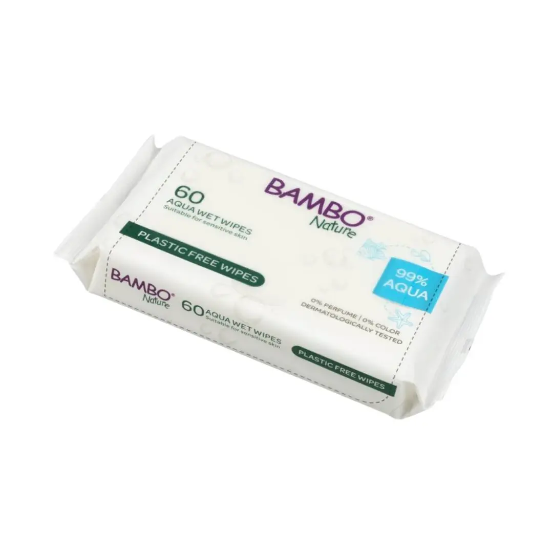 Bambo Nature Vlažne maramice za bebe, 60 komada