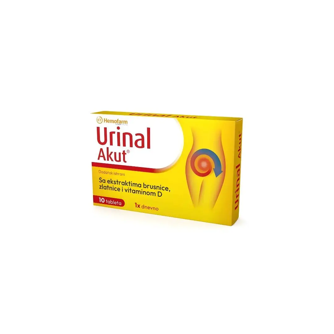 Hemofarm Tablete Urinal Akut, 10 tableta