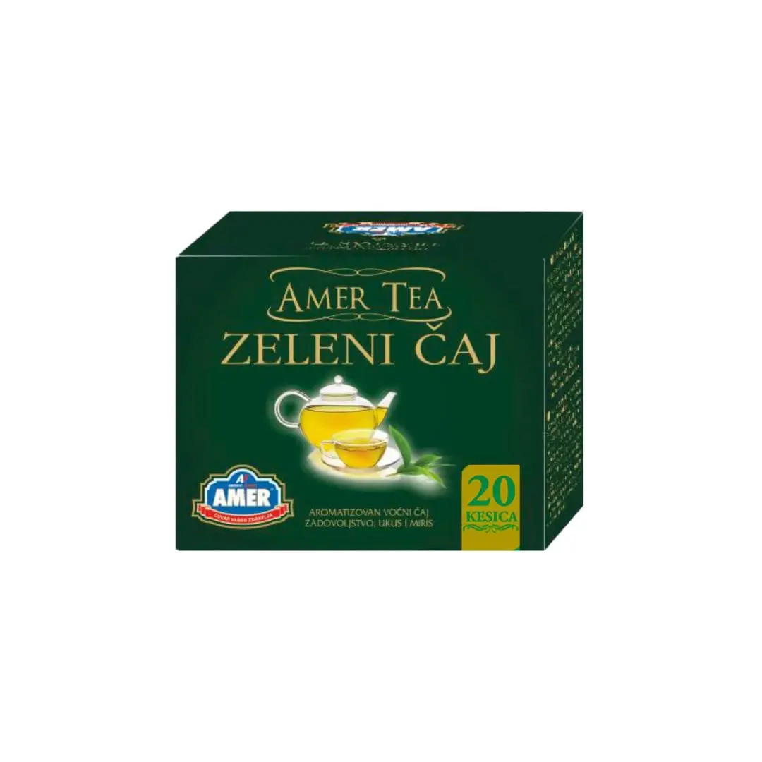 Amer Tea Filter Čaj Zeleni 20 Kesica