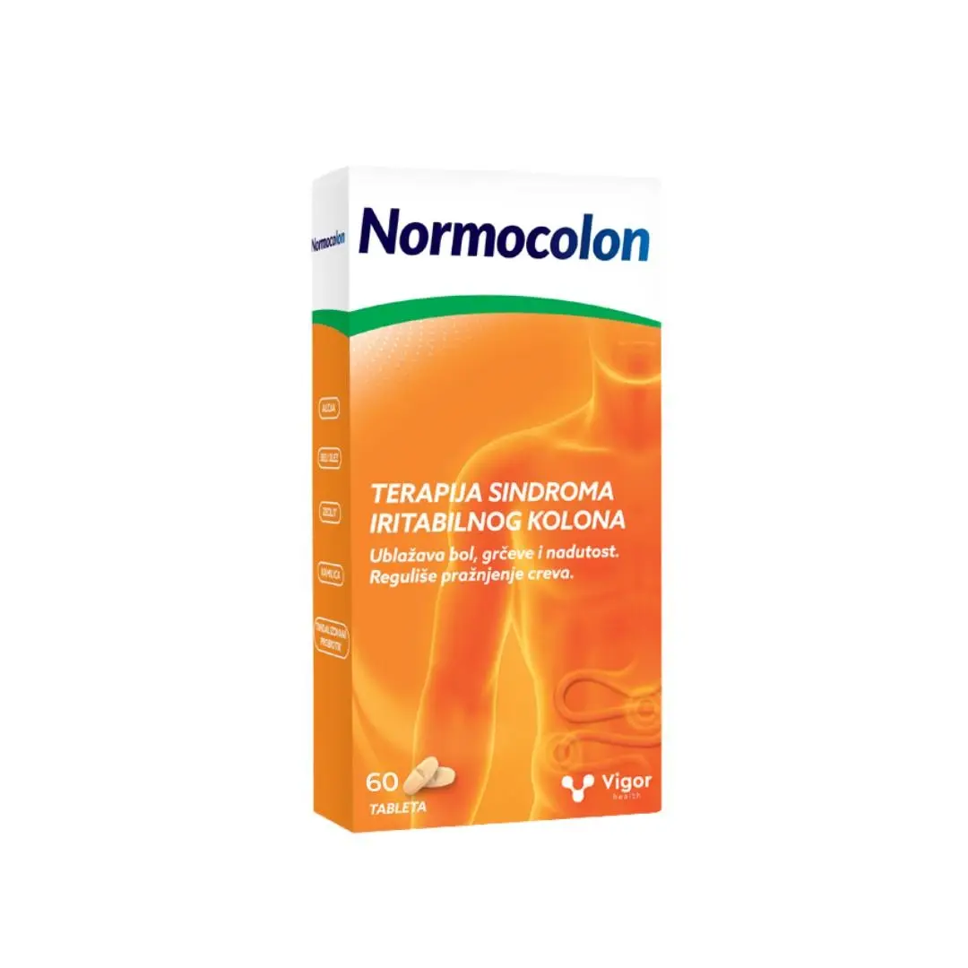 Vigor Health Tablete za terapiju sindroma iritabilnog kolona Normocolon, 60 tableta
