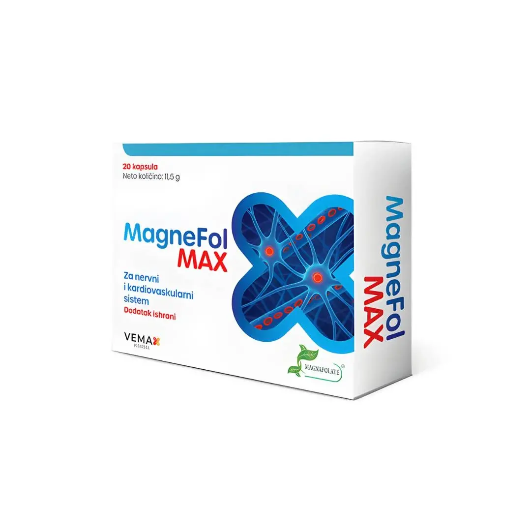 Vemax pharma MagneFol Max Kapsule, 20 kapsula