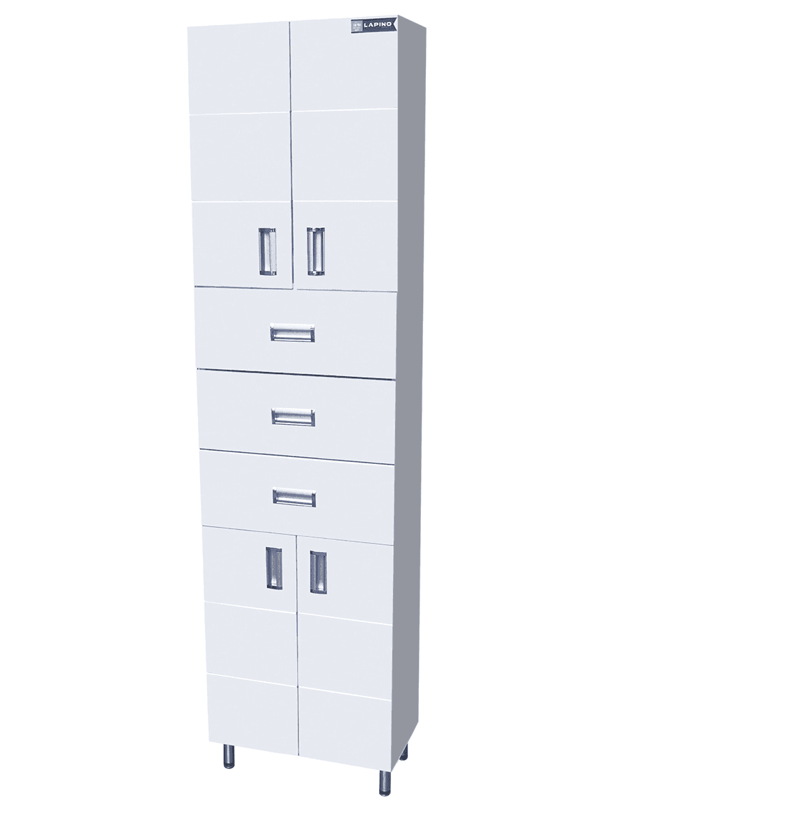 Lapino Roma 044 Vertikala za kupatilo, 190x50cm, Bela