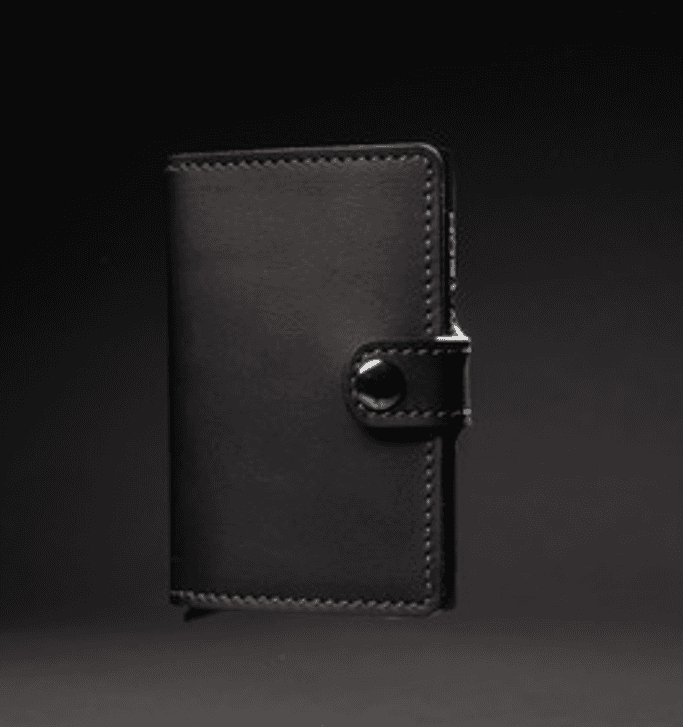 W BRAND Novčanik W Tech Saffiano crni