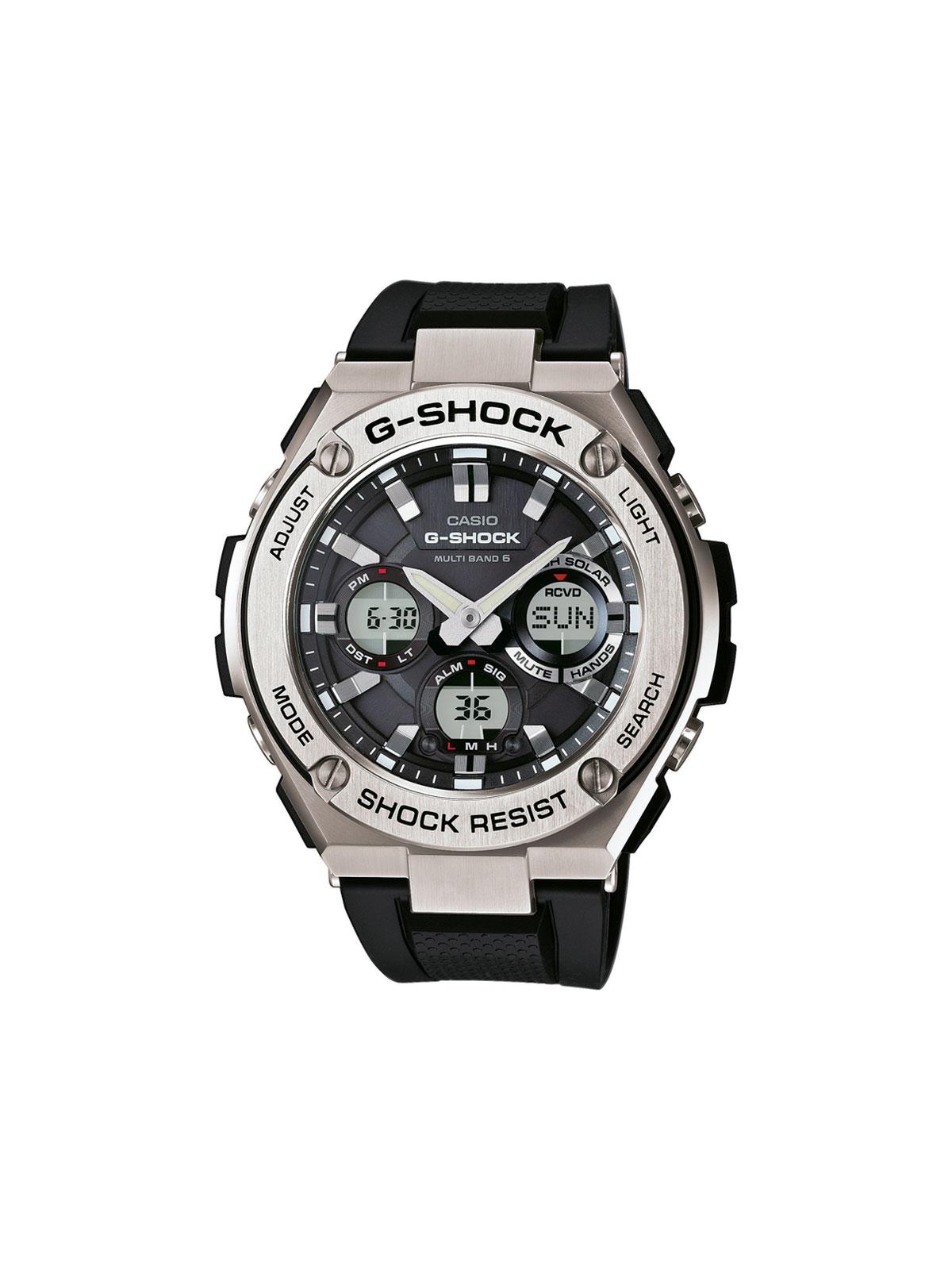 G-SHOCK Muški ručni sat GST-W110-A1ER crno-srebrni