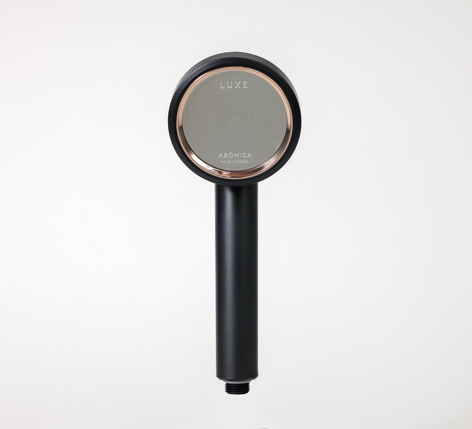 Aromica Ručica tuša ARO LUXE, 3 filtera, Crna