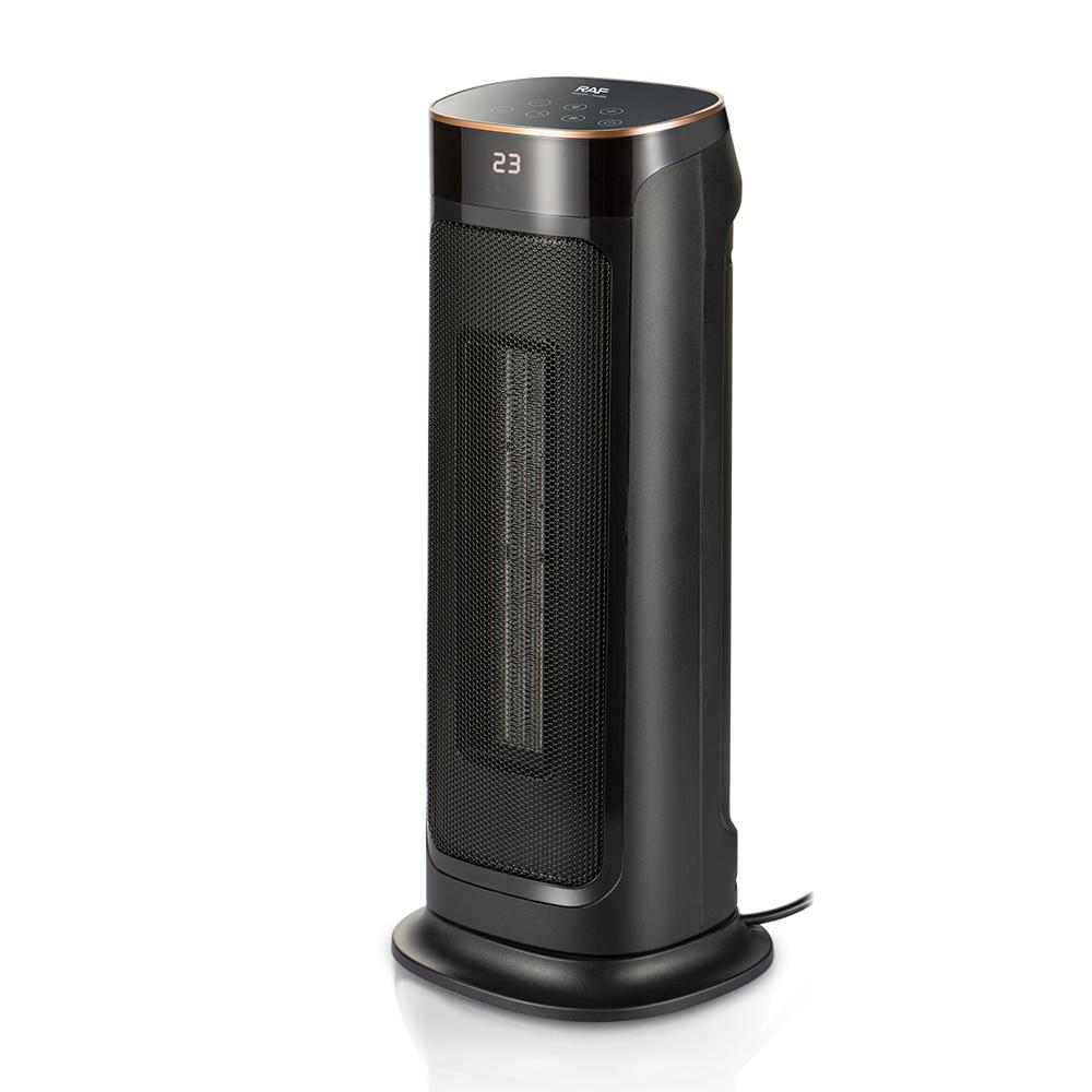 Raf Stubna keramička rotirajuća grejalica sa daljinskim i tajmerom R.1402, 2000 W, Crna